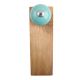 2 Pieces Sea Green Round Ceramic Wooden Door Stopper